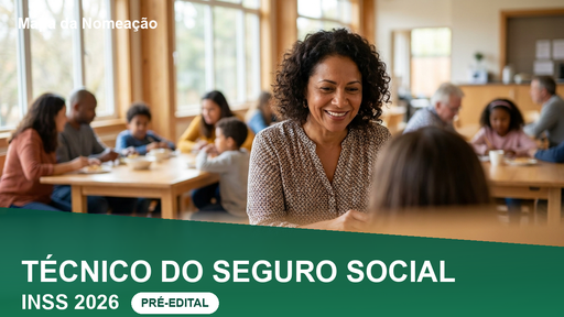 Capa do curso Técnico do Seguro Social INSS 2026 — Mapa Completo Cebraspe