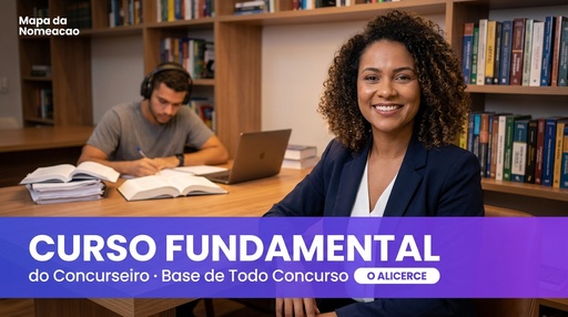 Capa do curso Curso Fundamental do Concurseiro — Base de Todo Concurso Público