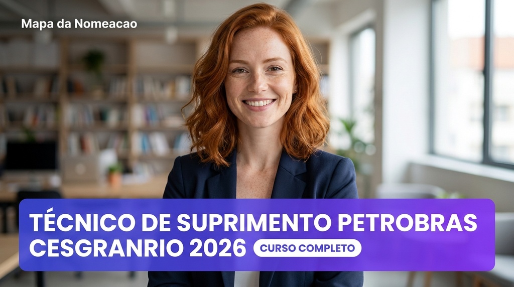 Técnico de Suprimento (Administração) Petrobras 2026 — Mapa Completo CESGRANRIO