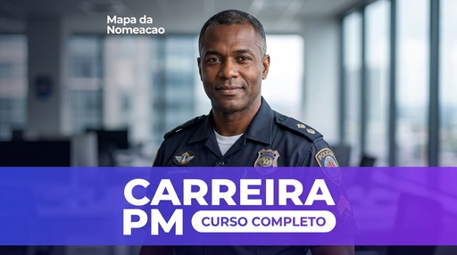 Capa do curso Carreira PM Soldado — Mapa Completo (Base Nacional)