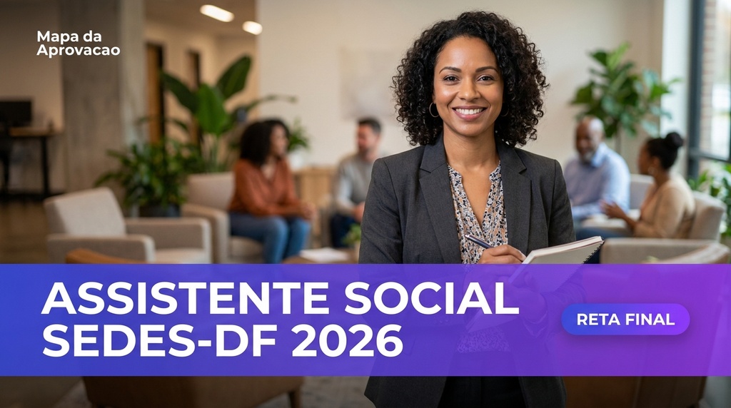 Assistente Social SEDES-DF 2026 — Aquecimento Grátis (Questões Fáceis)