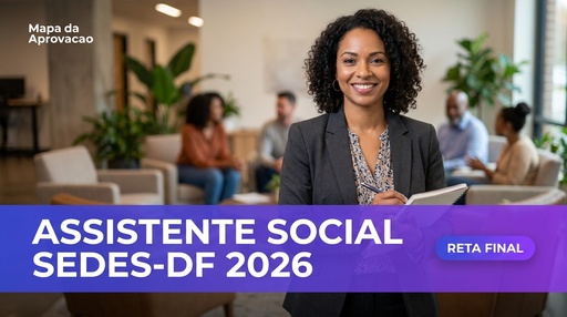 Assistente Social SEDES-DF 2026 — Aquecimento Grátis (Questões Fáceis)