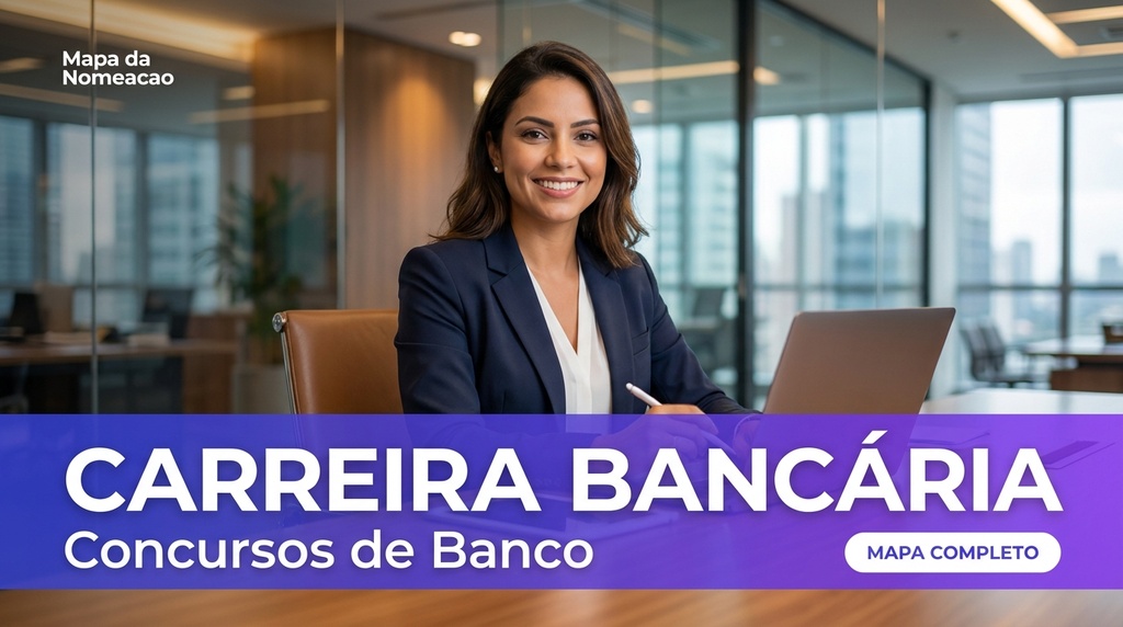 Carreira Bancária — Mapa Completo (BB, Caixa e demais bancos)