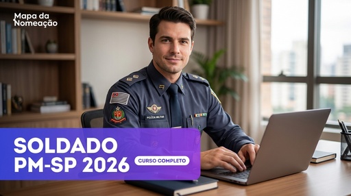 Soldado PM-SP 2026 — Mapa Completo VUNESP