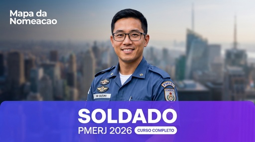 Soldado PMERJ 2026 — Mapa Completo (Carreira Policial)